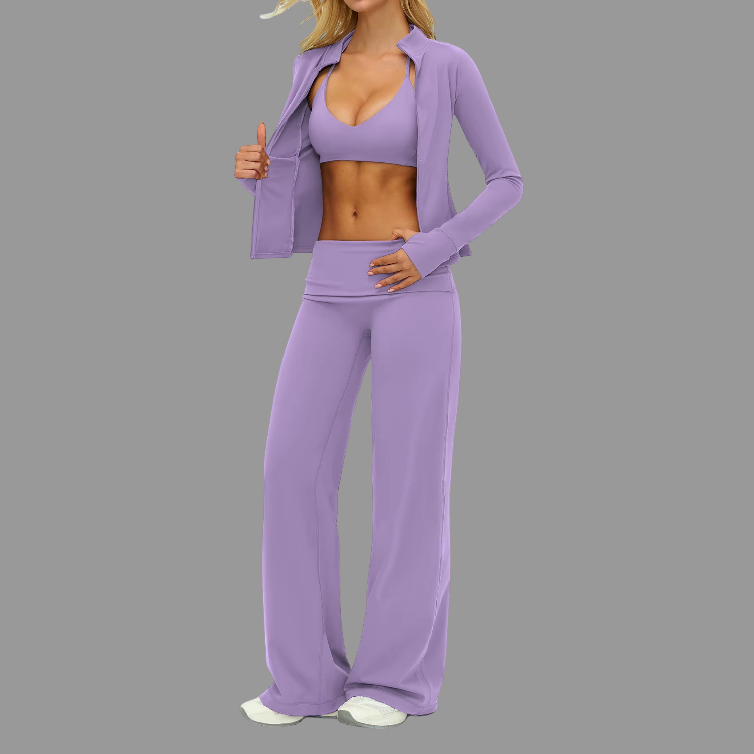 Pantalon de sport Mauve PILATIV