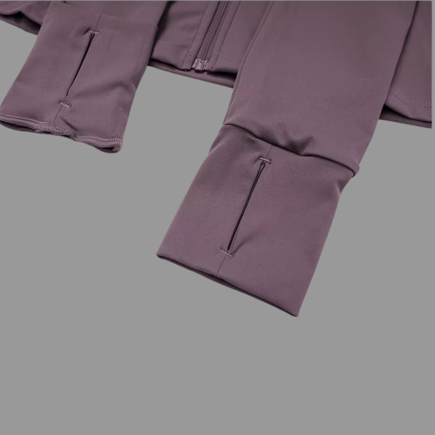 Veste de sport à col zappé Violet PILATIV