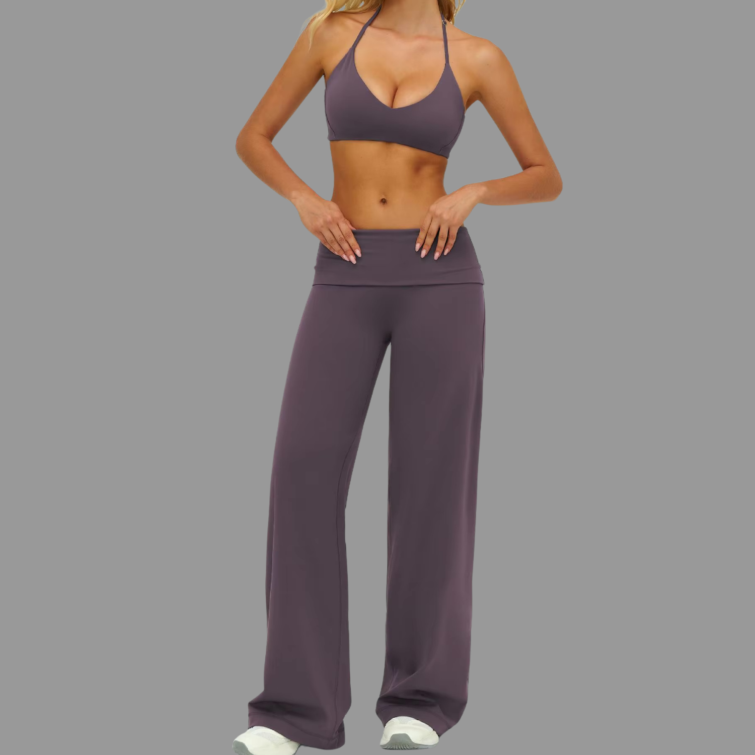 Brassière pour femmes Violet Eggplant PILATIV