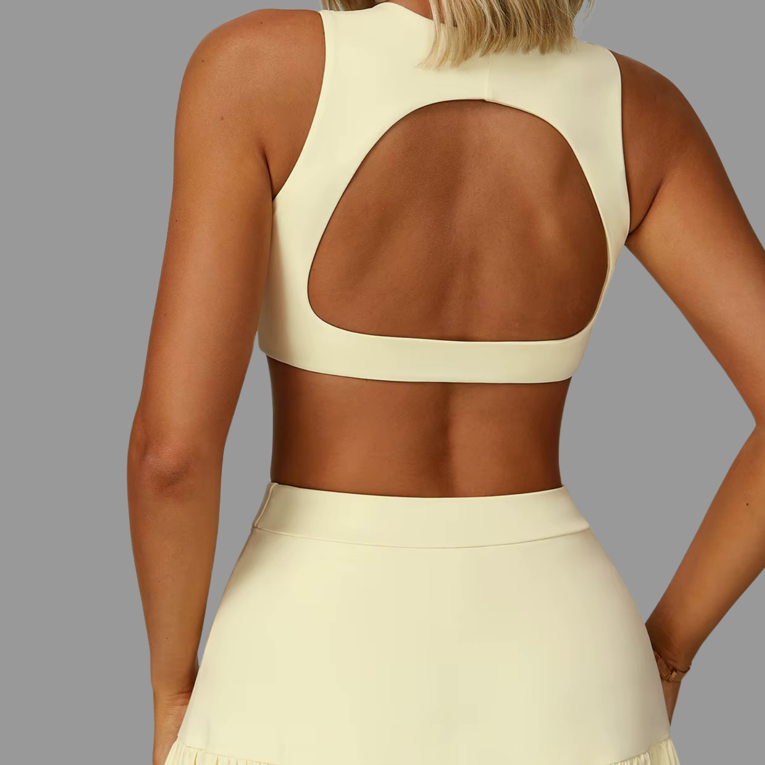 Soutien-gorge de sport Jaune PILATIV