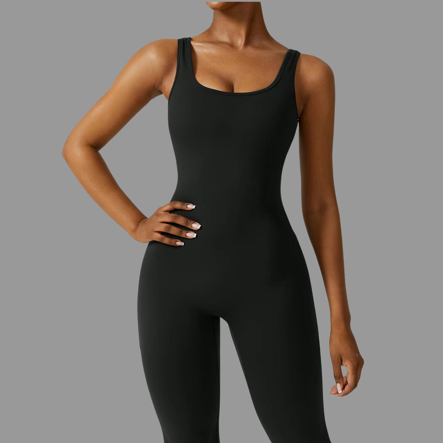 Combinaison en Nylon Noir PILATIV