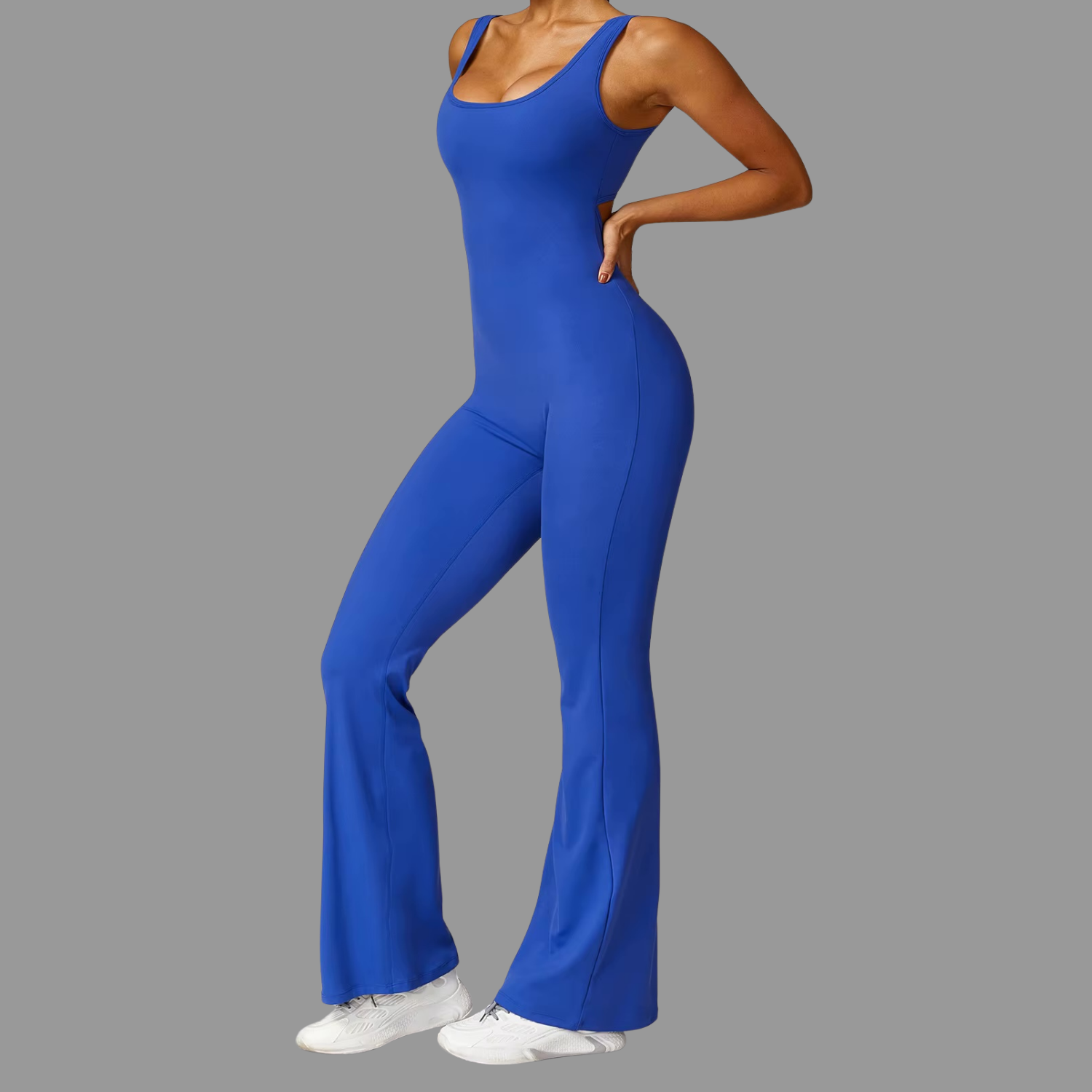 Combinaison en Nylon Bleu PILATIV