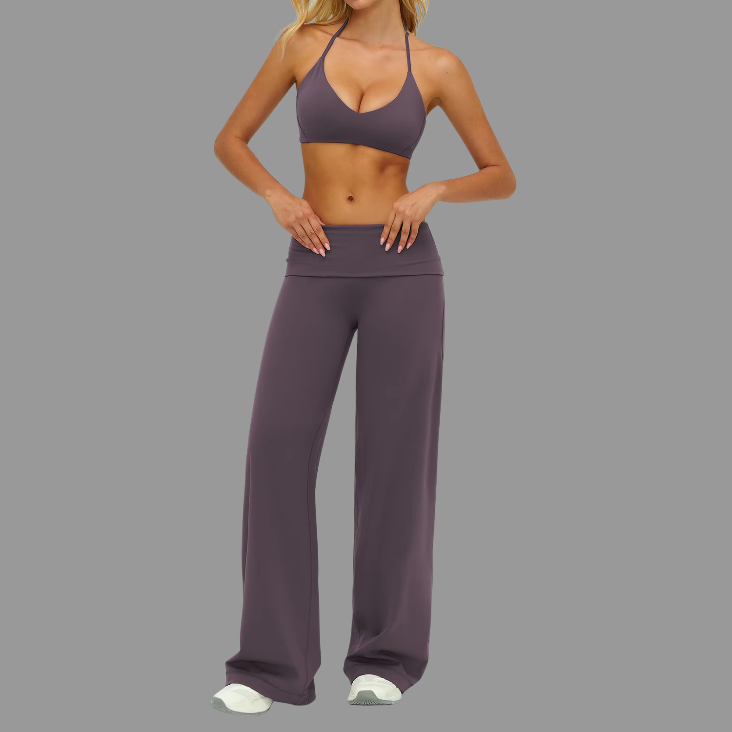 Pantalon de sport Violet PILATIV