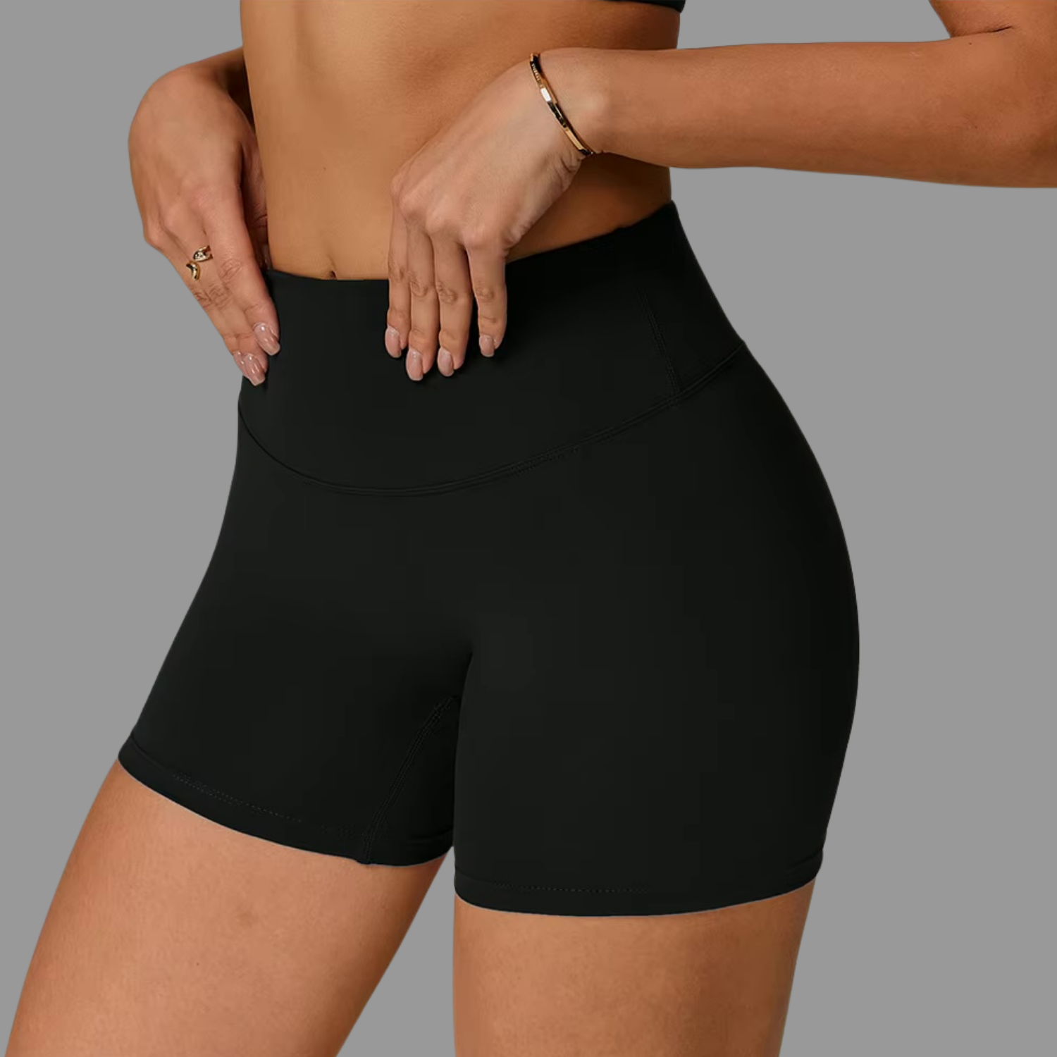 Short de sport Noir PILATIV