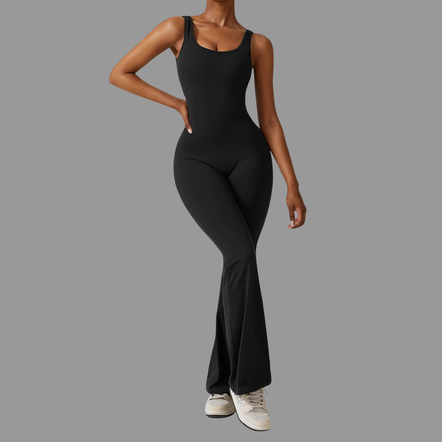 Combinaison en Nylon Noir PILATIV
