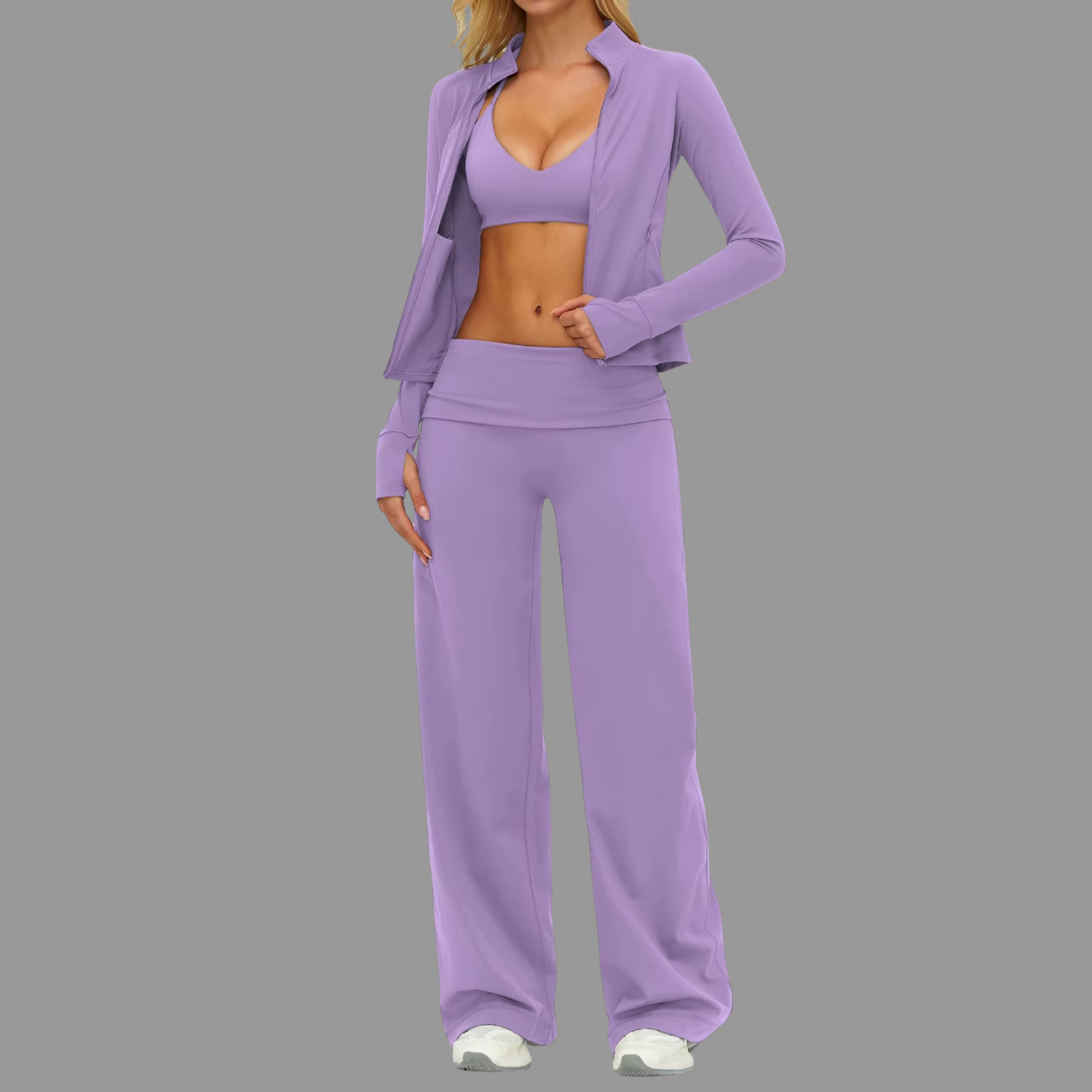 Ensemble de survêtement Violet Lilas PILATIV