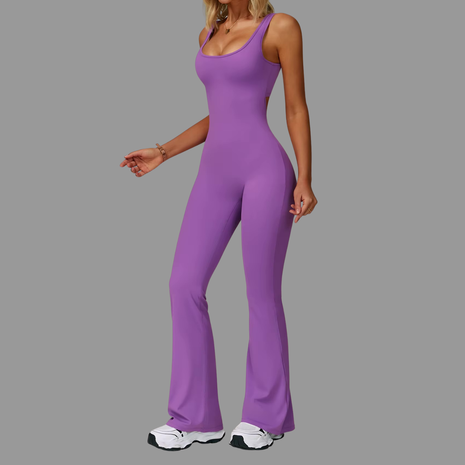 Combinaison en Nylon Violet PILATIV