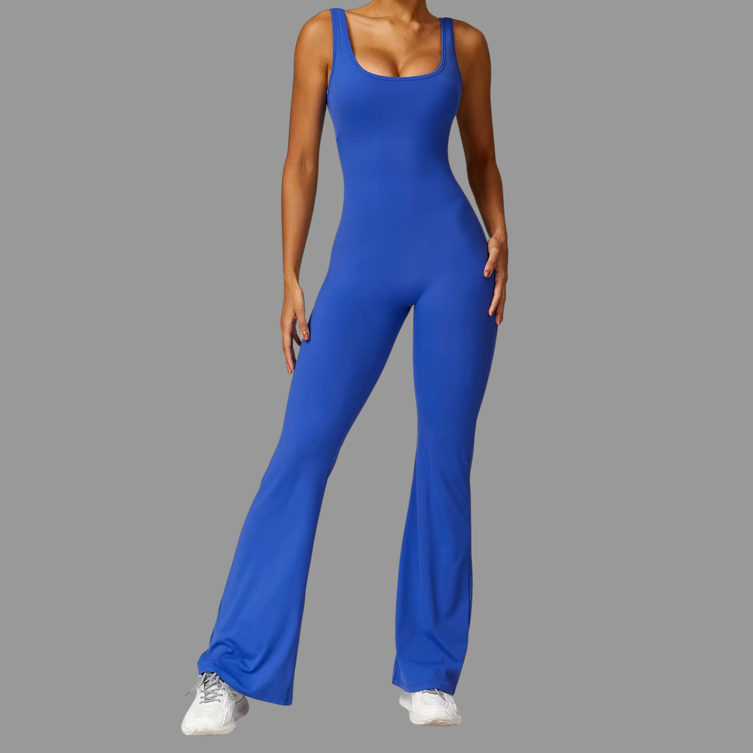 Combinaison en Nylon Bleu PILATIV