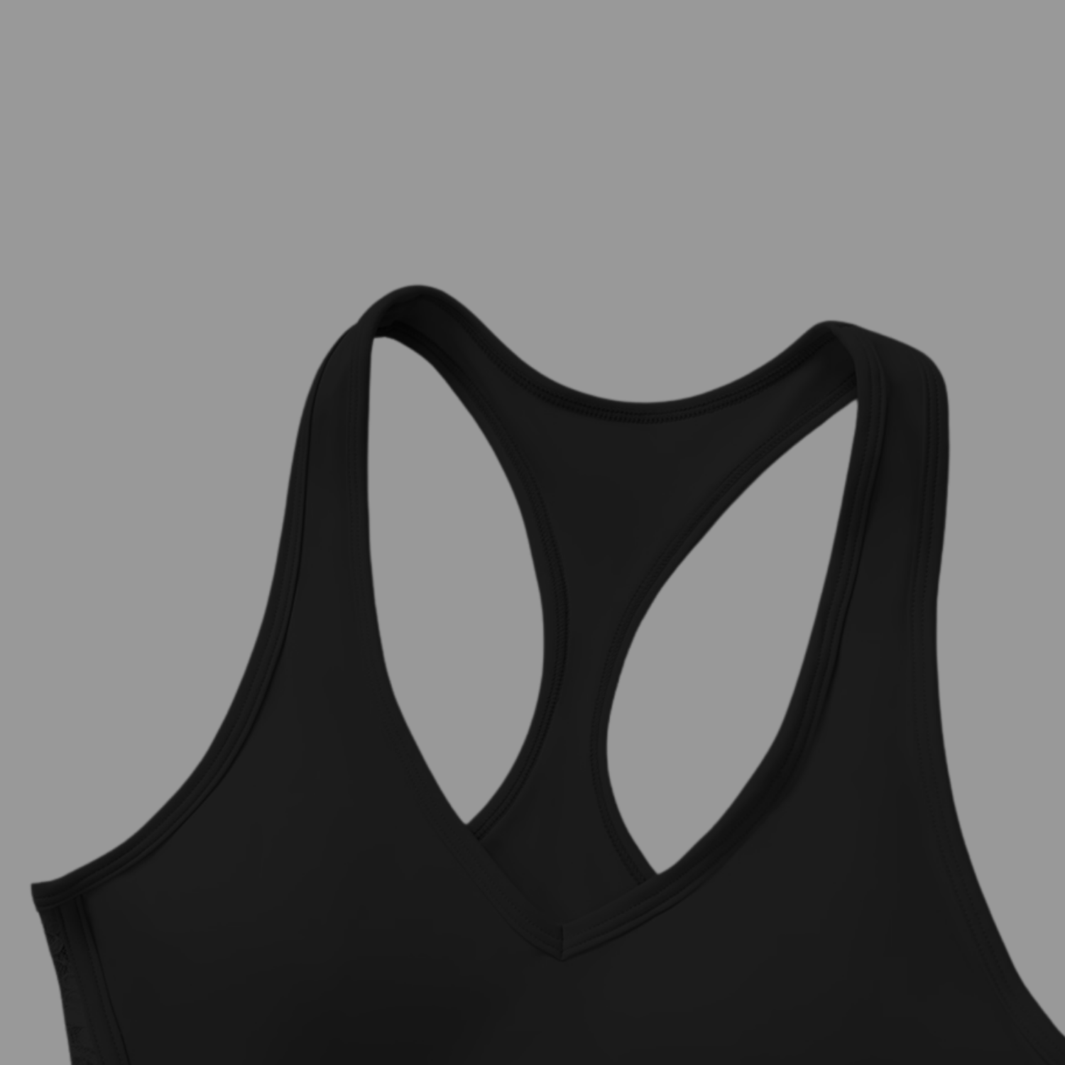 Crop top en dentelle Noir PILATIV