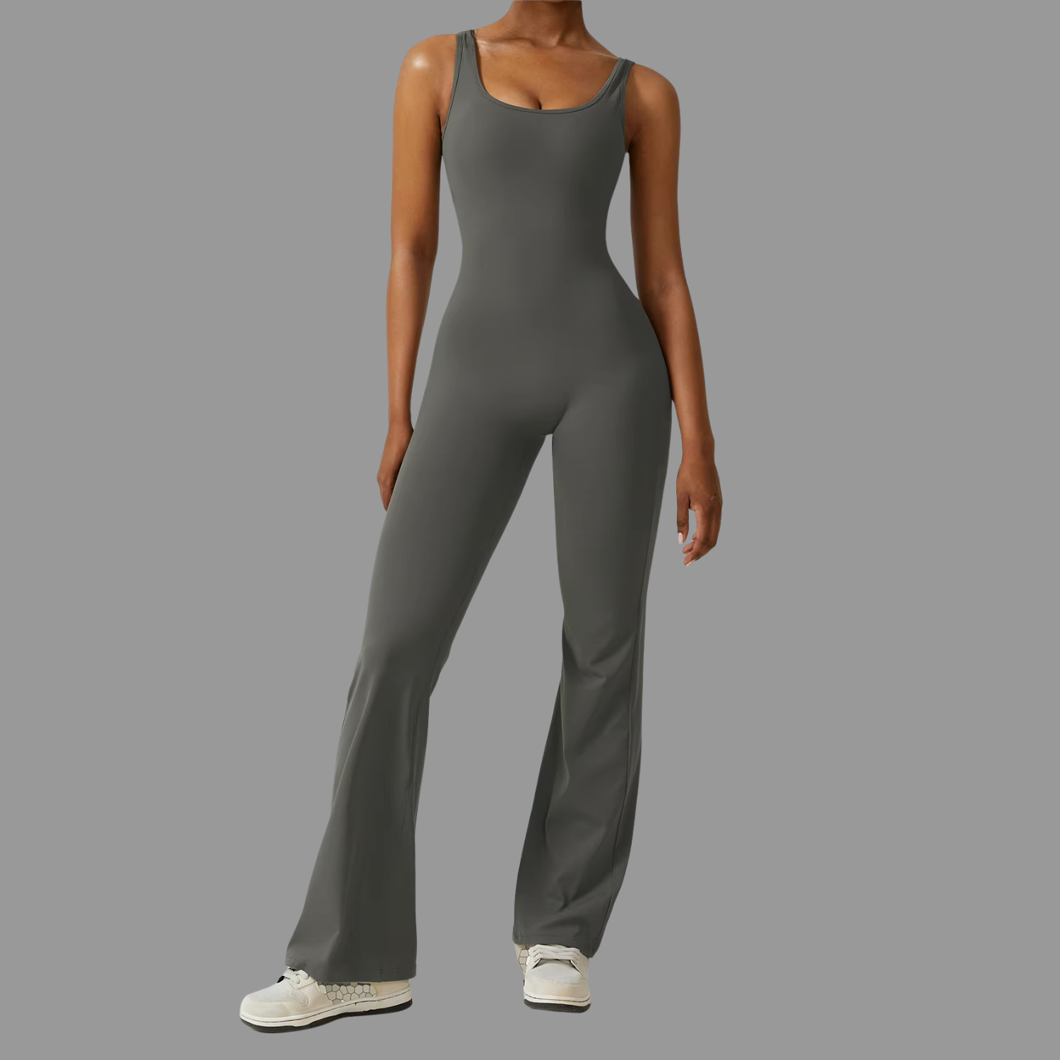Combinaison en Nylon Gris PILATIV