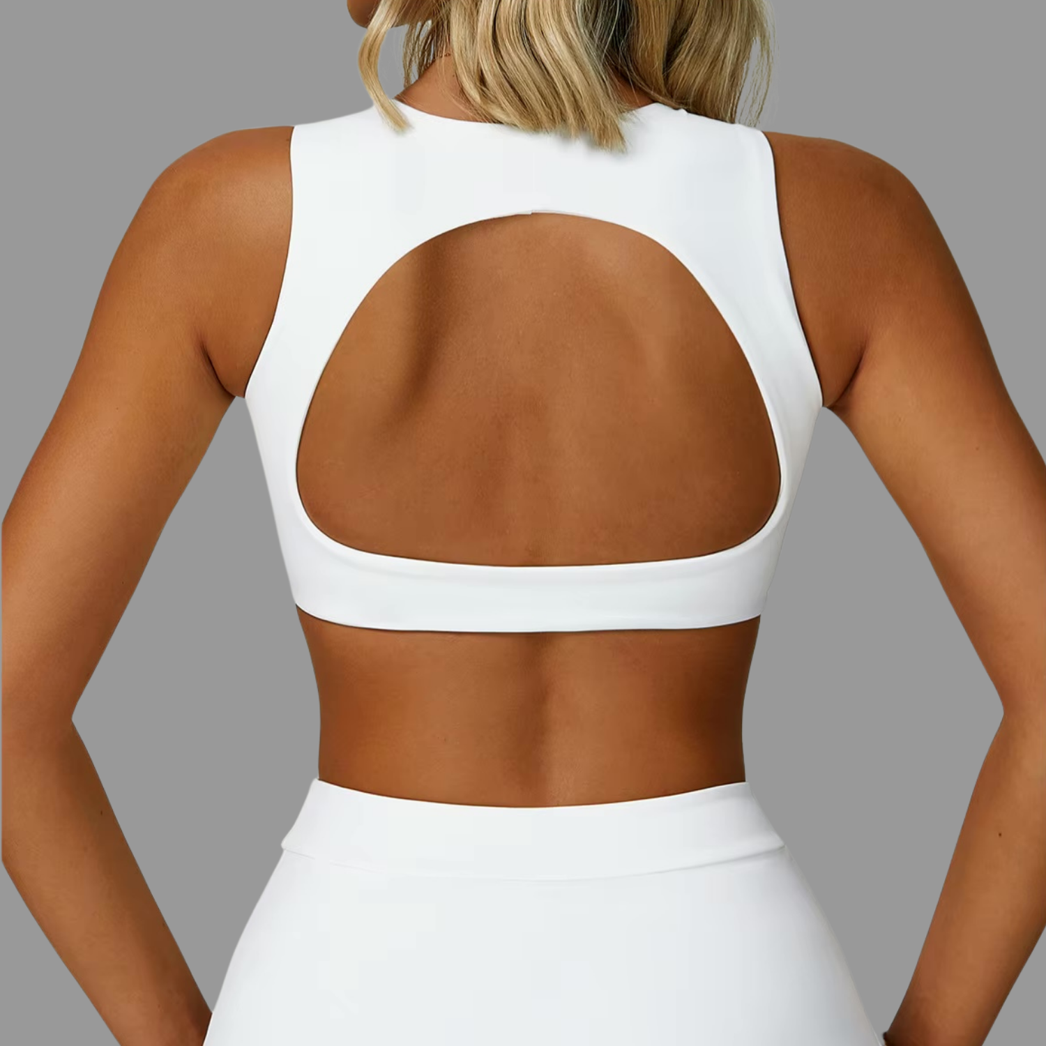 Soutien-gorge de sport Blanc PILATIV