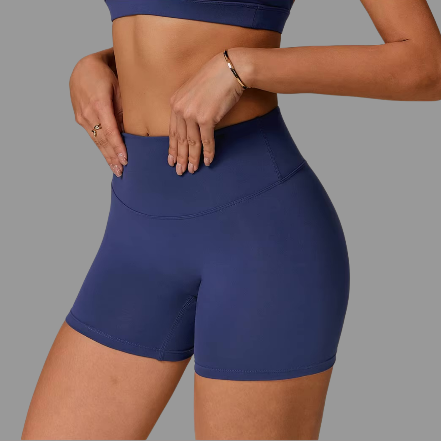 Short de sport Bleu PILATIV