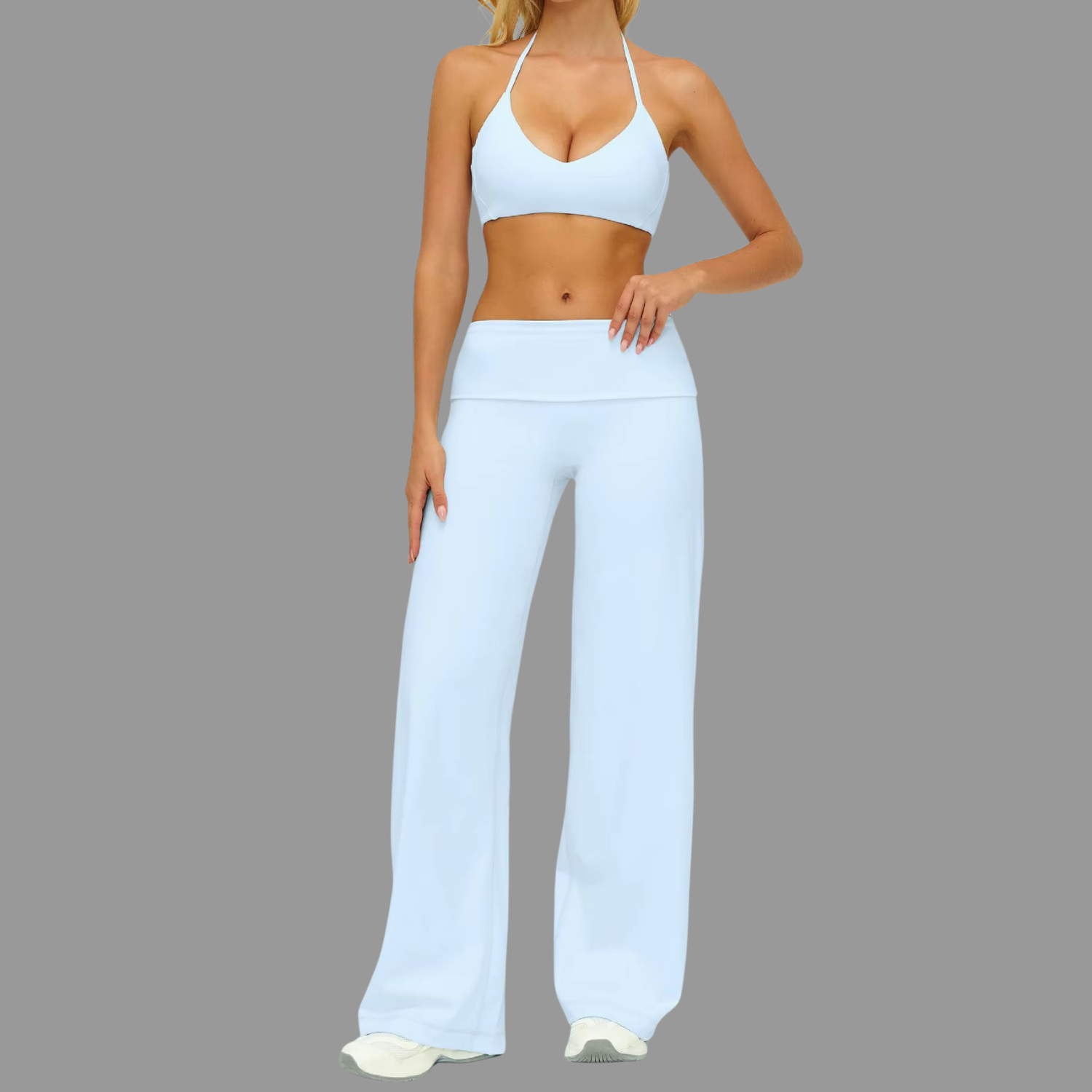 Brassière pour femmes Bleu clair PILATIV