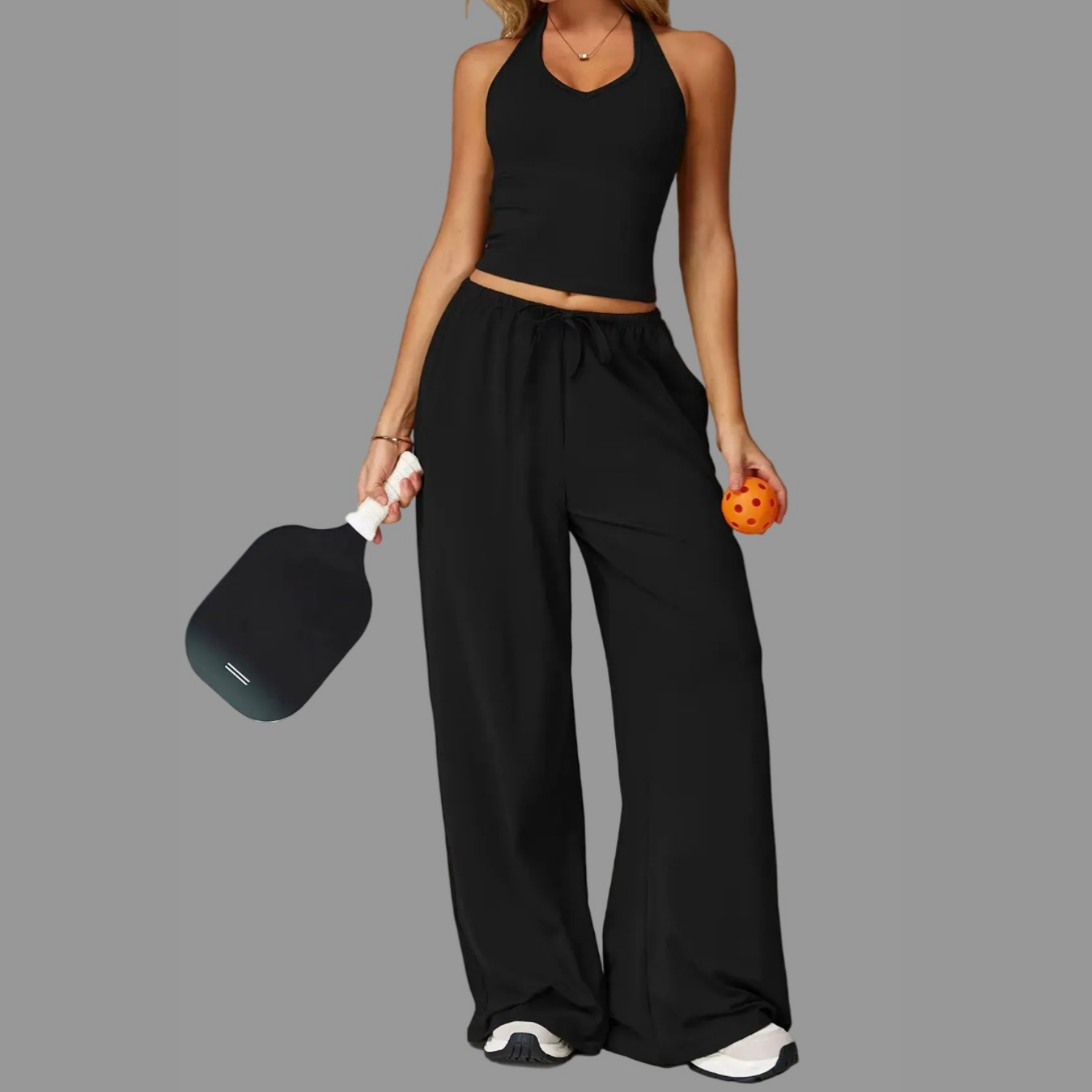 Bas de survêtement Black PILATIV pour femme