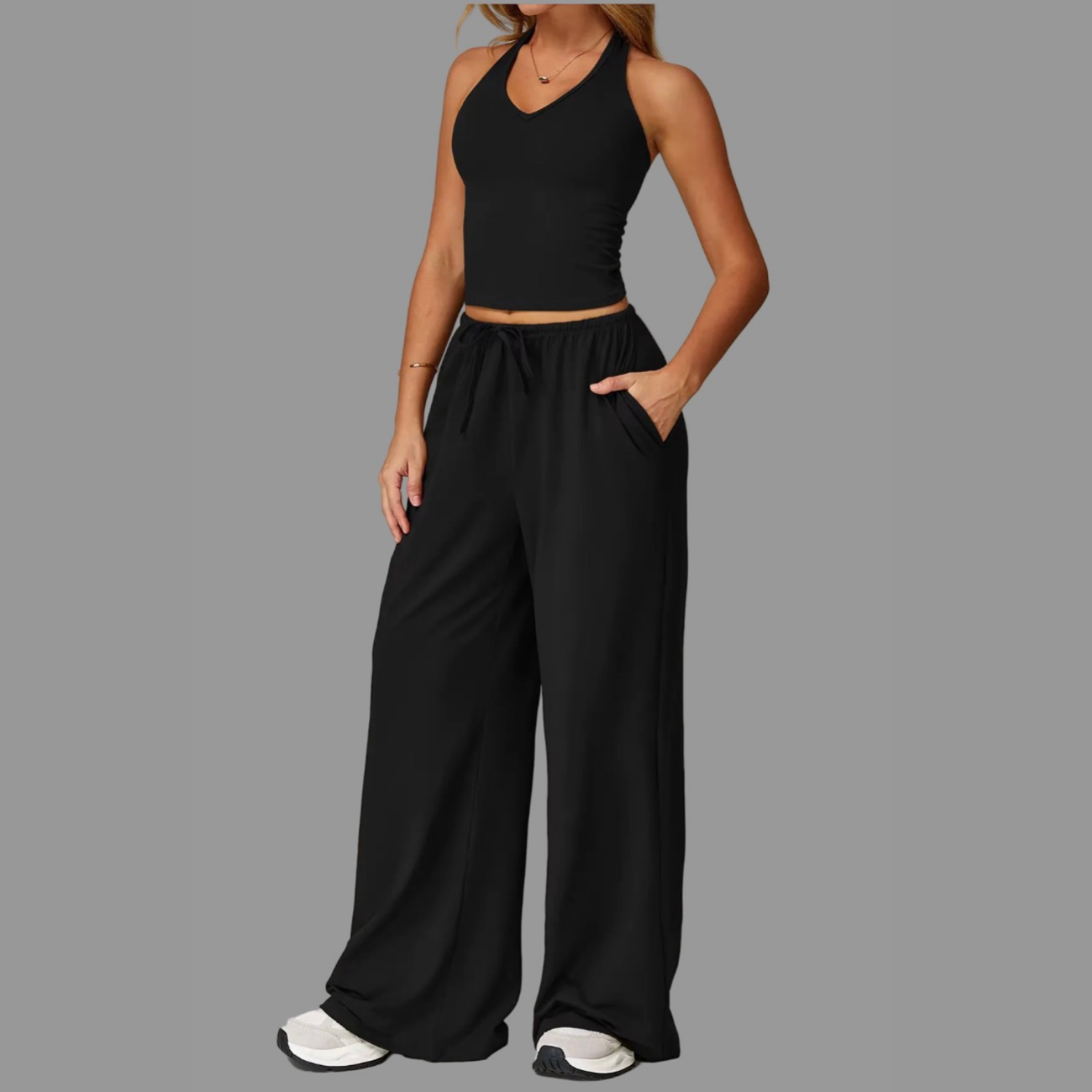 Bas de survêtement Black PILATIV pour femme