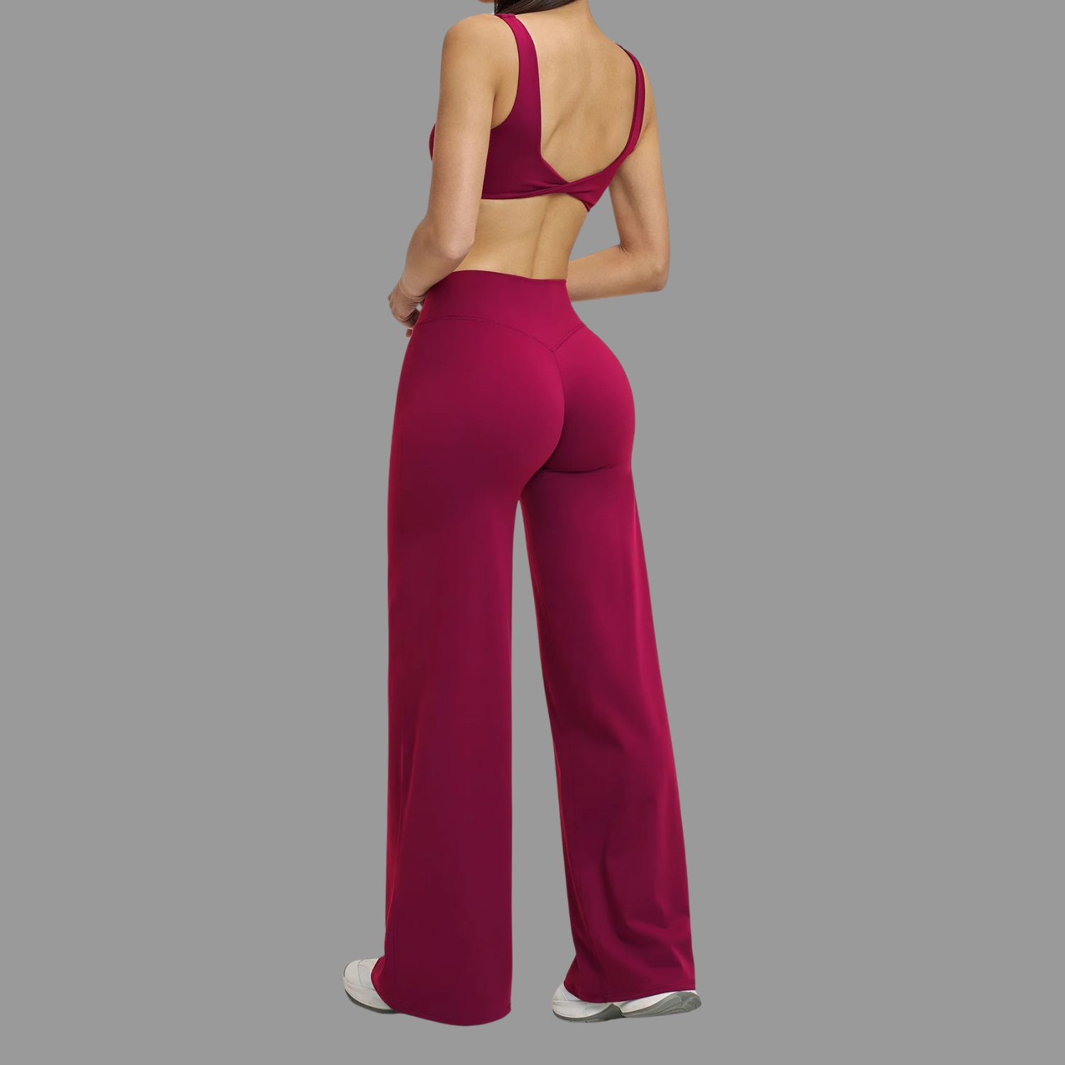 Ensemble de sport rouge 2 pièces PILATIV