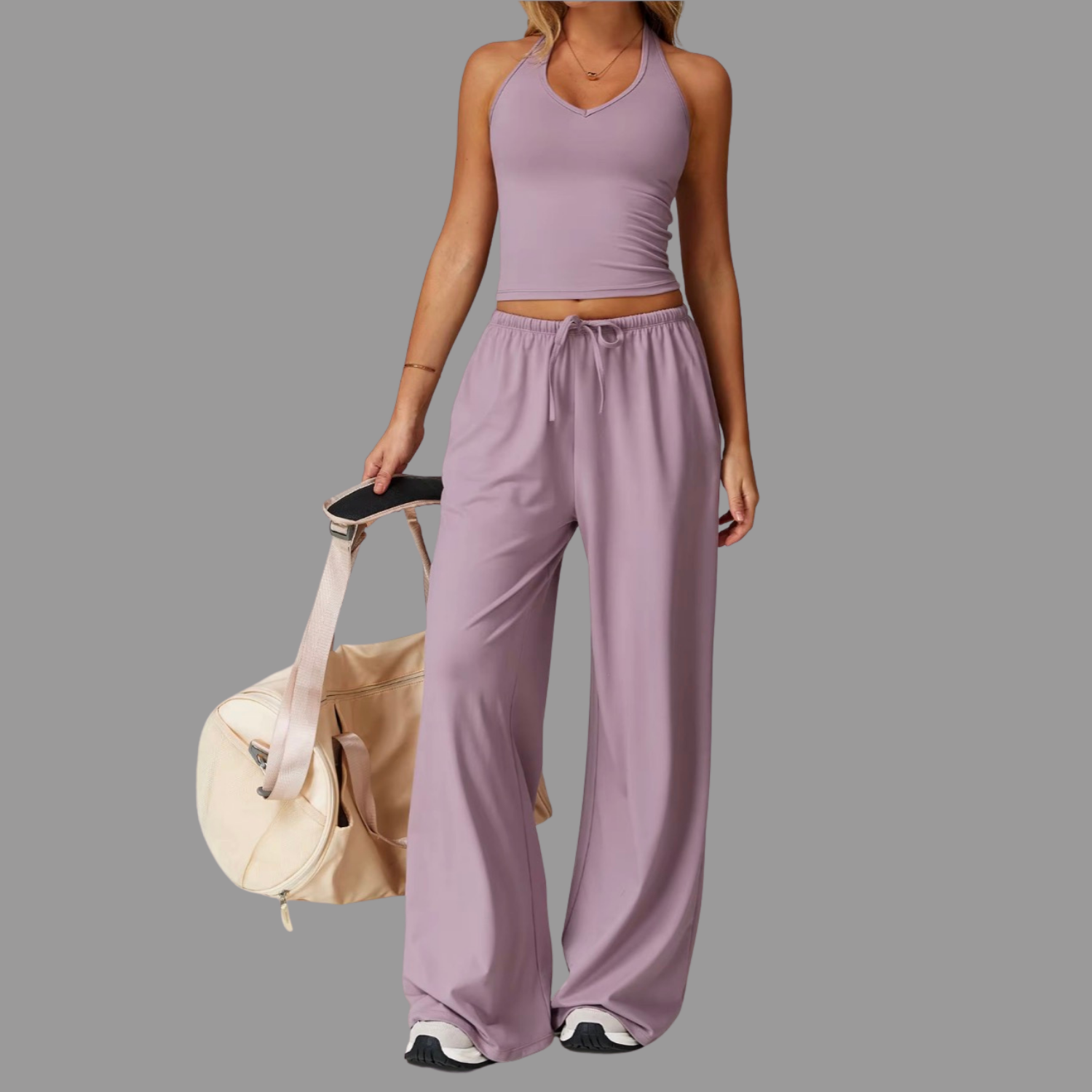 Bas de survêtement Violet PILATIV pour femme