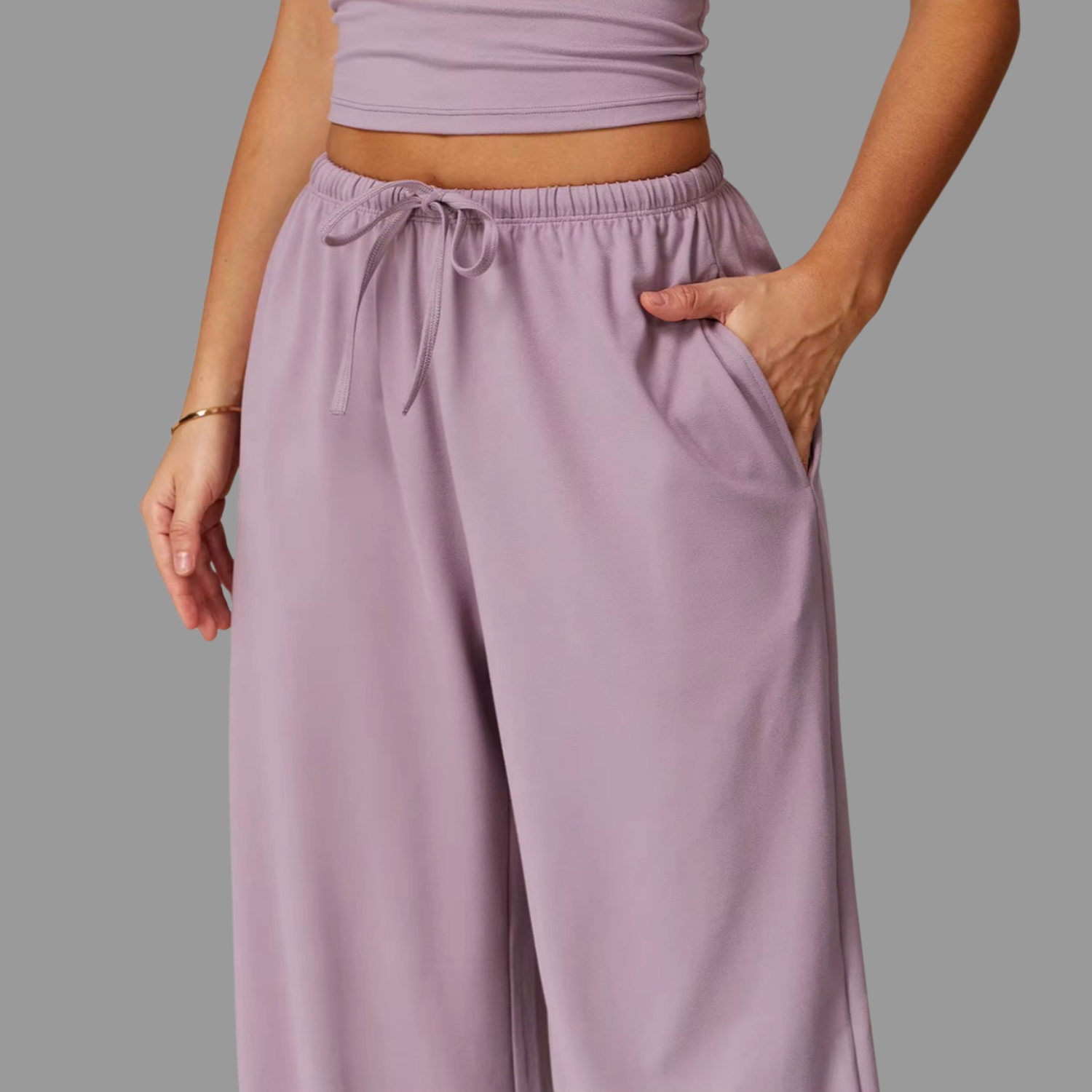 Bas de survêtement Violet PILATIV pour femme