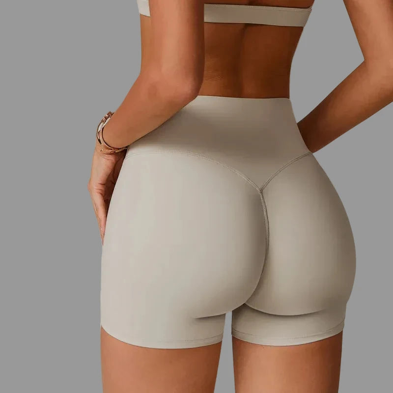 Short de sport Beige PILATIV