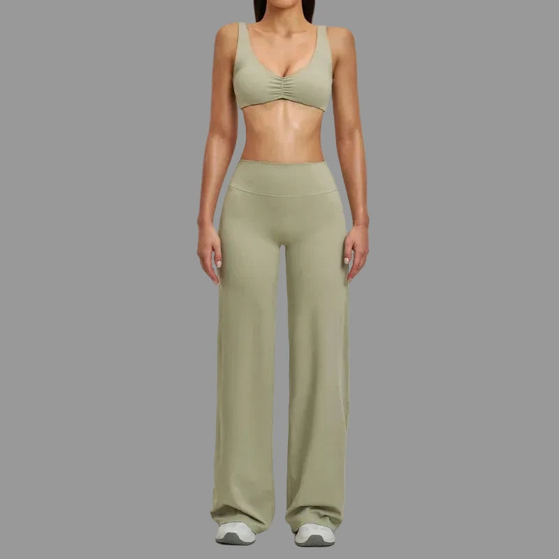 Ensemble de sport Vert 2 pièces PILATIV