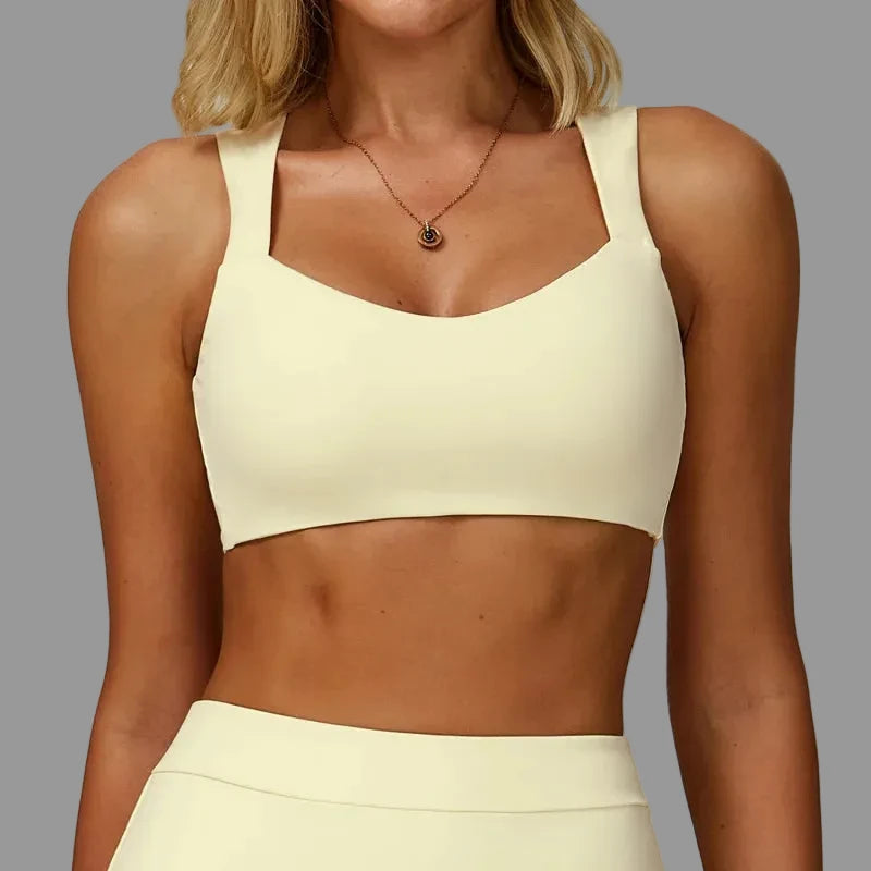 Soutien-gorge de sport Jaune PILATIV