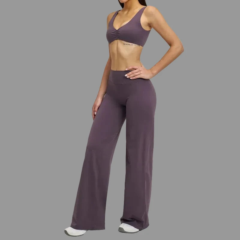 Ensemble de sport Violet 2 pièces PILATIV