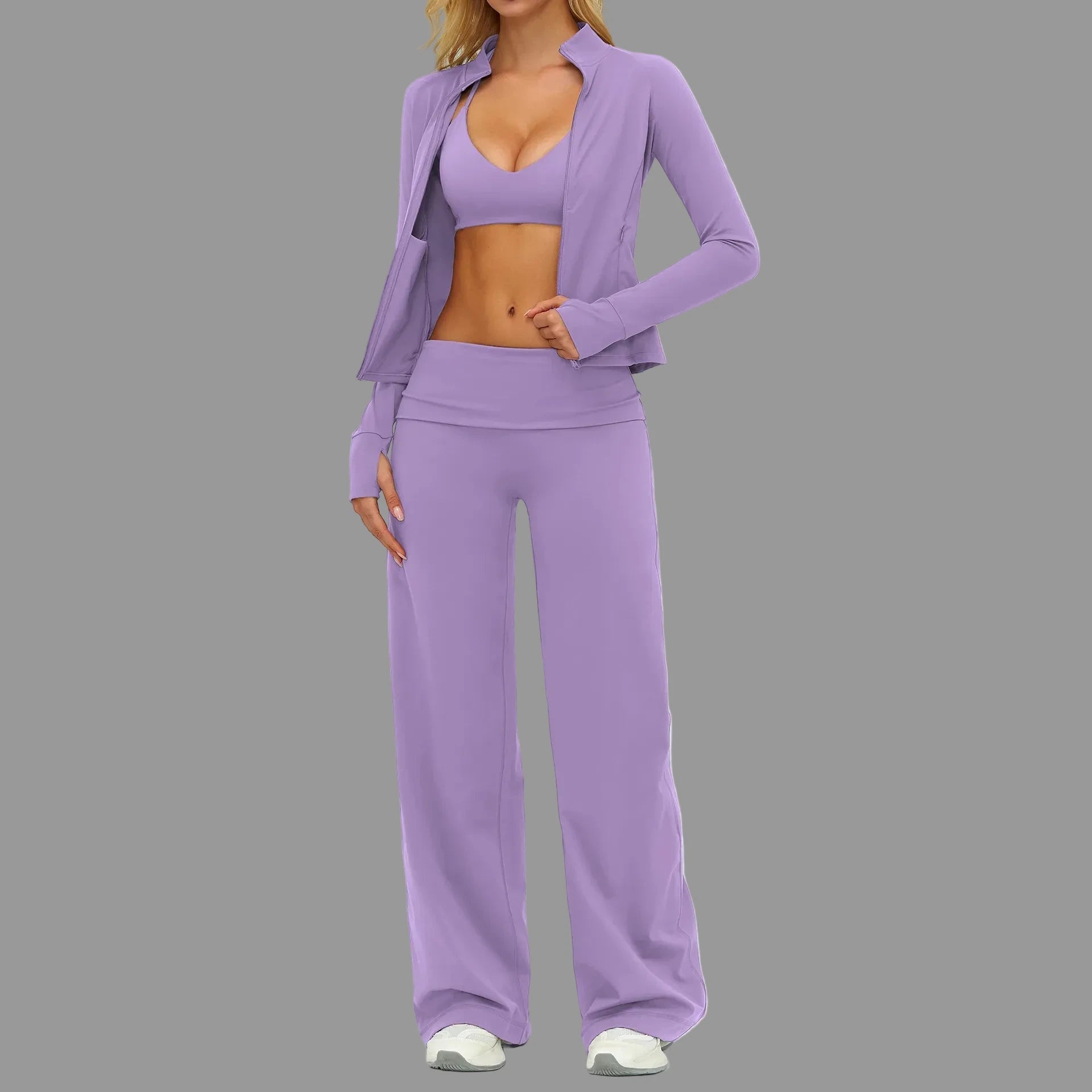 Ensemble de survêtement Violet Lilas PILATIV