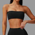 Bandeau type Brassière de sport Noir PILATIV