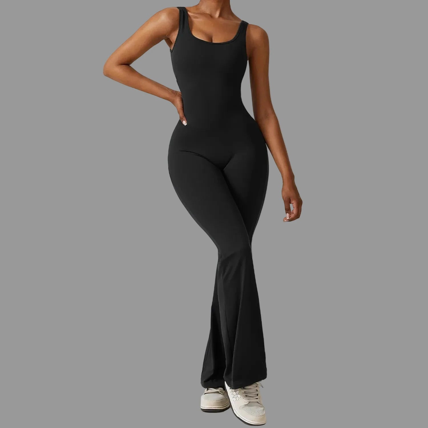 Combinaison en Nylon Noir PILATIV